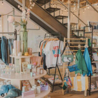 Locally Sourced Products at Salt & Honey Market in Salt Lake City | My Local Utah Modern home goods stylish clothing and decor on display at salt & honey market in salt lake city utah featuring minimalist designs My local utah
